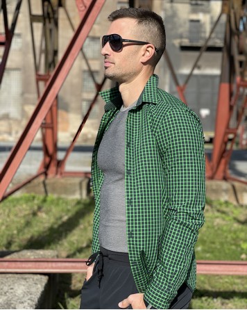 Košile pánská Hugo Boss károvaná